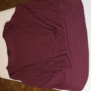 Alyx Deep Burgundy Long Sleeve Top